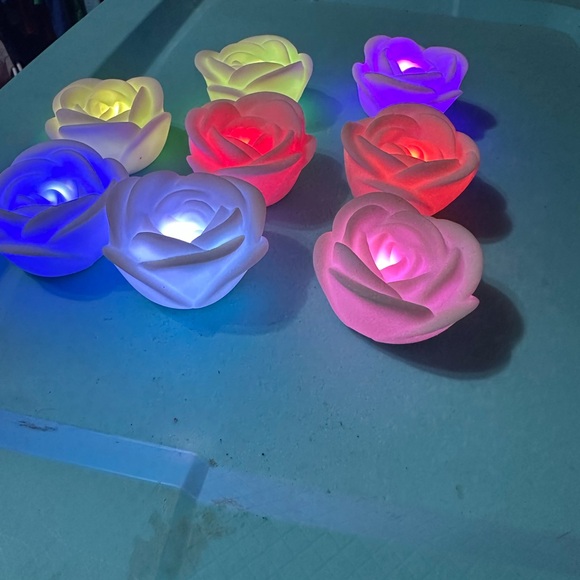 Colorful LED Rose Lights - Picture 2 of 3